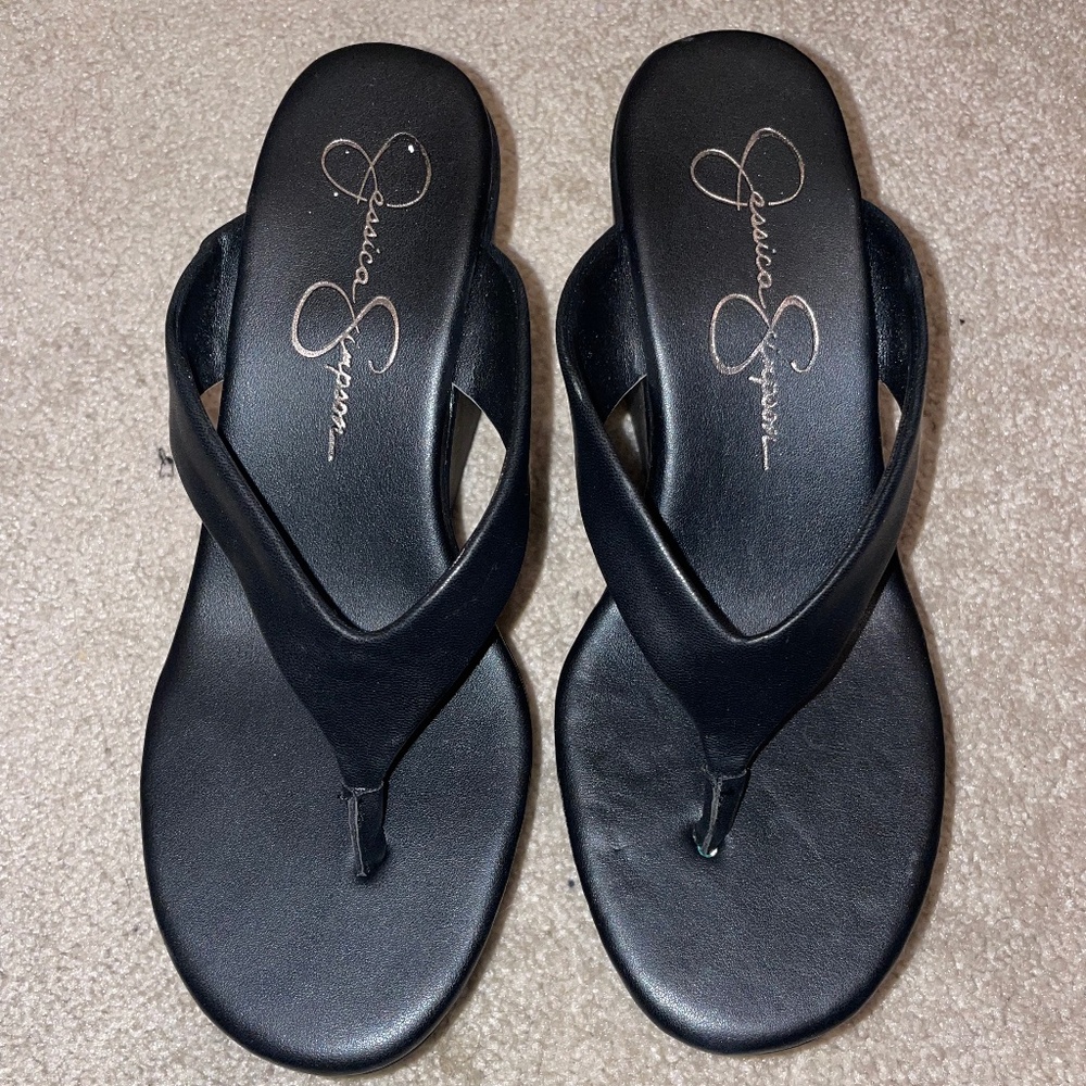 Jessica Simpson Stilla Platform Wedge Flip Flop